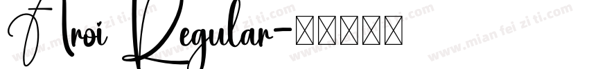 Aroi Regular字体转换